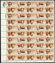 American Inventors Sheet of 50 of Fifty 20 Cent Postage Stamps Scott 2055-58 - £15.19 GBP