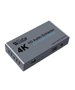 4K@60Hz HDMI Audio Extractor Converter, HDMI to HDMI + Audio (SPDIF + 3.... - $282.50 MXN