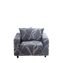 Anyhouz 1 Seater Sofa Cover Dark Gray Style and Protection For Living Room Sofa  - £31.08 GBP