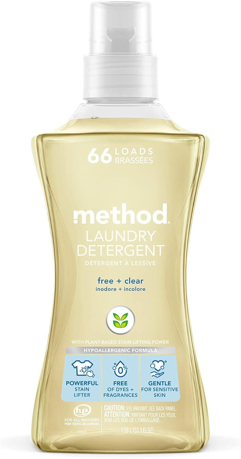 Method Liquid Laundry Detergent; Fragrance Free + Clear; Plant-Based Stain Remov - $38.99