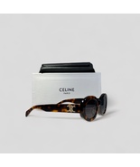 Celine Triomphe 01 / Tortoise and Gold Acetate Sunglasses / CL40194U - £220.25 GBP