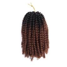 Colored Small Spring Curled Wig With Dirty Braids - $379.94 MXN