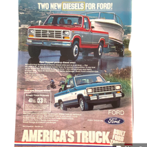 Ford Diesel Trucks Print Advertisement December 1982 Original Vintage 8 x 11 - £11.78 GBP