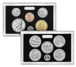2017-S 225th Anniversary Enhanced Unc Coin Set 17XC Mint Condition - £43.06 GBP