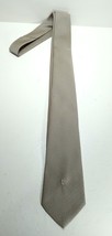 Pierre Cardin Tie Tan Solid Simple Design Woven Necktie 55&quot; - £12.62 GBP