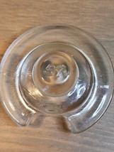 Vintage 50s Heinz 57 Varieties Glass Condiment Jar Lid 1 Inch x 1 7/8 in... - $17.43