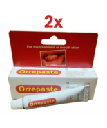 2x ORREPASTE Mouth Ulcer Gel Treatment 5g Relief Oral Inflammatory Free ... - $59.61 CAD