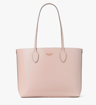 Kate Spade Bleecker Large Leather Tote w/ Pouch ~NWT~ French Rose - £146.87 GBP