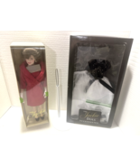 3pc Lot Franklin Mint Jacqueline Kennedy Doll Red Dress and Black White ... - $85.50