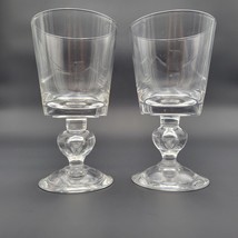 Set of 2 Steuben Baluster Stem Water Glass 7877 Vintage 6 1/2&quot; Tall - £146.21 GBP