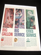 Vintage Cities Service Color Advertisement - 1960&#39;s Cities Service Color Ad - £10.38 GBP