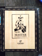 Master by Carlos Torano Cardboard Cigar Box 6 1/8 x 6 3/4 x 3 - Fast Ship! - £9.53 GBP