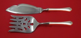 Delicacy by Lunt Sterling Silver Fish Serving Set 2 Piece Custom Made HHWS - £132.51 GBP