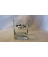Jack Daniel&#39;s Old No. 7 Whisky Clear Drink Glass With Logos 3.5&quot; Tall - £19.75 GBP