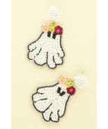 New Halloween Floral Ghost Beaded Earrings - €15,24 EUR