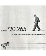 American Railroad Association 1948 Advertisement Working Man Transport D... - $737.70 MXN
