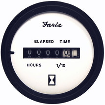 Faria Euro White 2&quot; Hourmeter (Digital) [12913] - £44.54 GBP