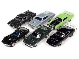 &quot;Muscle Cars USA&quot; 2022 Set B of 6 pieces Release 3 1/64 Diecast Model Ca... - £59.78 GBP