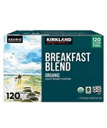 Kirkland Signature Organic Breakfast Blend Light-Roast Coffee, K-Cup Pods,... - $54.44