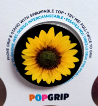 PopSockets PopGrip Phone Grip &amp; Stand with Swappable Top - Sunflower - £7.09 GBP