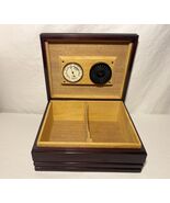 Woodmere Hygrometer Cigar Humidor Box 9 1/2”x11 1/2” - $89.09