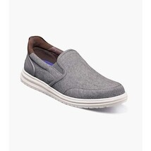 Nunn Bush Brew City EZ Hands Free Canvas Moc Toe Slip On Gray Multi 85165-062 image 8