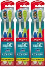 Colgate 360 Medium Toothbrush with Tongue and Cheek Cleaner, 6 Count - £12.32 GBP