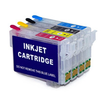 702 702XL Refillable Ink Cartridge With Chip For EPSON WF-3720 WF-3725 - £46.05 GBP