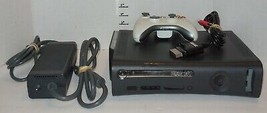 Microsoft Xbox 360 Matte Black Console with Power Adapter Controller 120... - $99.81