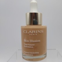 Clarins Skin Illusion Natural Hydrating Foundation 112.3 Sandalwood, 1oz, Nwob - £19.48 GBP