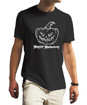happy halloween 2 Black T Shirt - £17.97 GBP