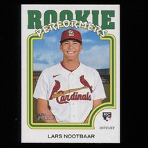 2022 Topps Heritage High Number Lars Nootbaar Rookie Performers RP-10 Cardinals - £1.54 GBP