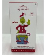 2015 Grinch Peekbuster Hallmark Keepsake Ornament Magic Motion Activated... - £26.40 GBP