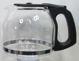 Mr. Coffee 12 Cup Replacement Decanter Glass Carafe Pot Black New No Box - $22.79