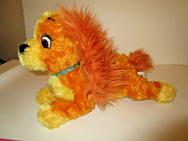 Disney Lady &amp; Tramp Dog Puppy Orange Cocker Spaniel Plush Toy Authentic Retired - £10.29 GBP