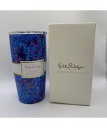 NEW Lilly Pulitzer Travel Steel Thermal Tumbler 20 Oz Shells N Bells #23... - $39.21 CAD