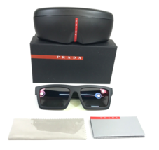 Prada Sunglasses SPS02Z-U 1BO-10A Matte Black Green Frames Gray Red Grad... - $227.69