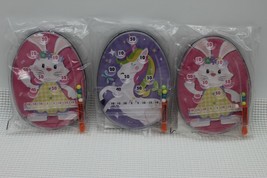 Lot of 3 New Easter Bunny and Unicorn Theme Pinball Game Party Favour - £8.92 GBP