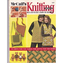 Vintage Craft Patterns, McCalls Knitting Book 5, 1972 Magazine with Lessons - $18.39