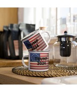 Trump 2024 Betsy Ross Flag Enamel Mug - $504.46 MXN