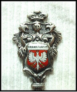 Vintage Collectors&#39; Spoon, Silver and Enamel Frankfur T/M Germany - $15.00
