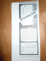 Vintage Econom-icer Built By Hanney Print Magazine Advertisement 1937 - $1.99