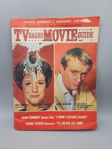 Tv Radio Movie Guide May 1966 Julie Amdrews David McCallum Jackie Kennedy - $10.38