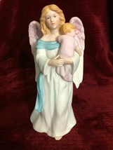 Home Interior Homco Angel Holding Baby  #1434  Excellent Used Condition - £18.49 GBP