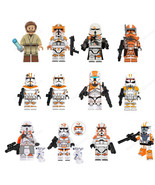 12pcs Star Wars 212th Battalion Obi-Wan Cody Airborne Clone Trooper Mini... - $57.97