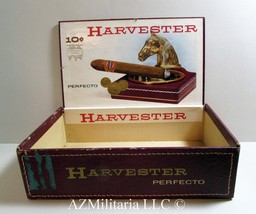 Harvester Charcoal Cured Perfecto Cigar Box (NO CIGARS) - £6.06 GBP