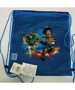 Disney PIXAR Toy Story Blue/Blk String Drawstring Backpack for kids, par... - £6.25 GBP