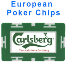 Custom European Rectangular Poker Chips (contact seller to provide artworks) - £122.45 GBP+