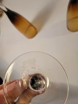 3 Fluted Champagne Glasses 10.5" Tall image 4