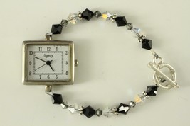 Modern Jewelry LEGACY Crystal WATCH Sterling Silver Crystal Bicone Brace... - £13.96 GBP